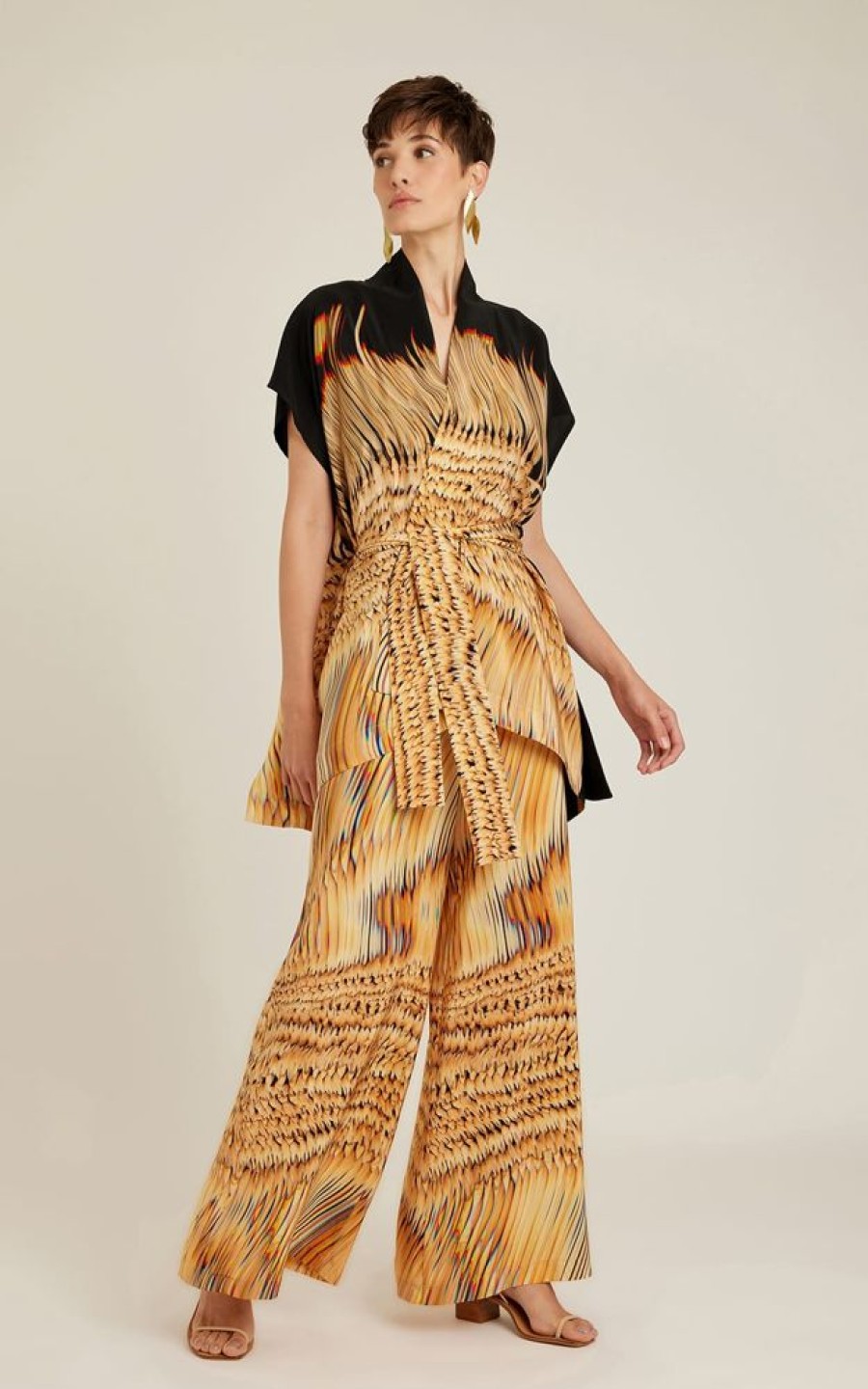 Roupas Lenny Niemeyer | Calca Clean Seda Burity