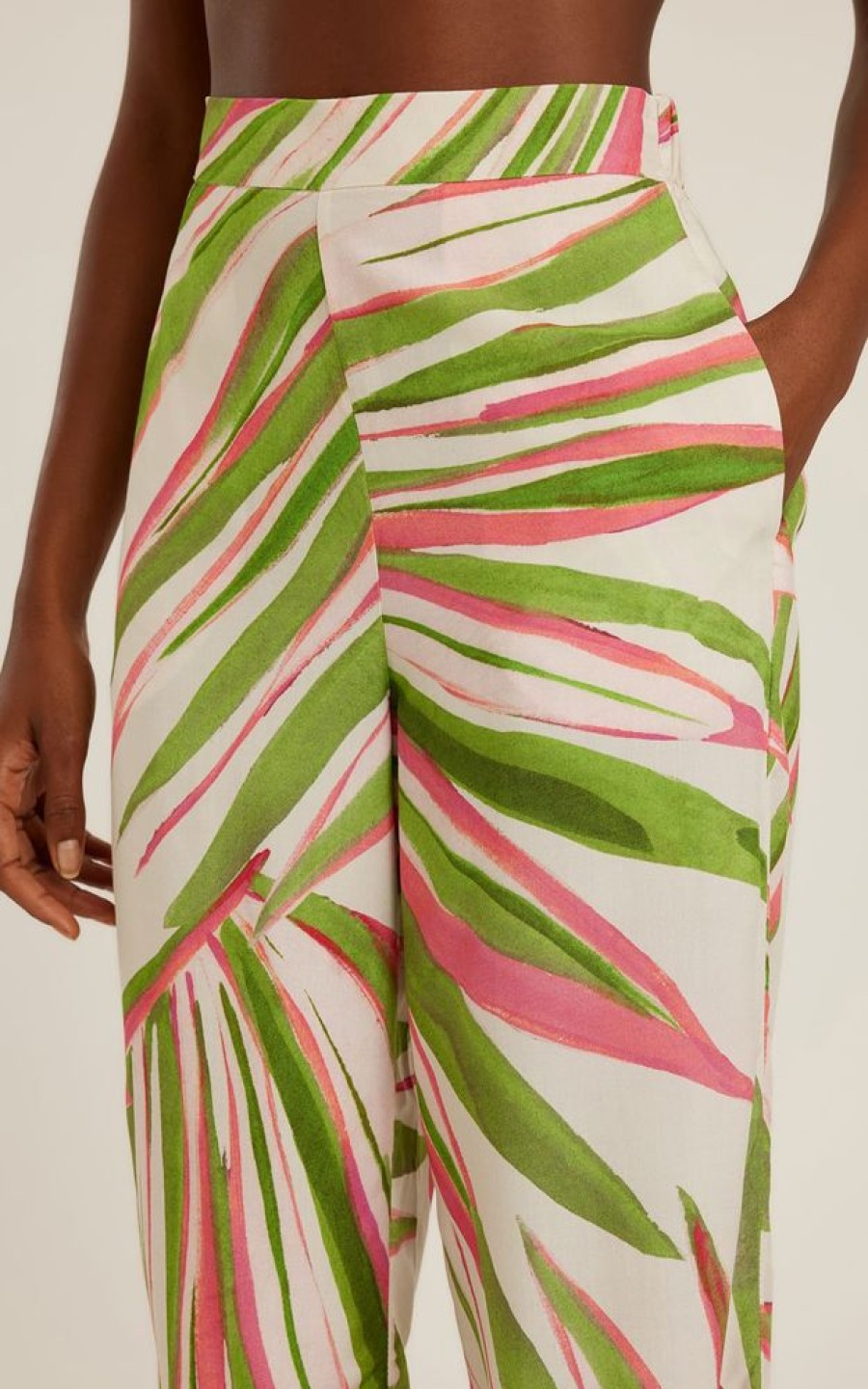 Roupas Lenny Niemeyer | Calca Elastico Cos Foliage