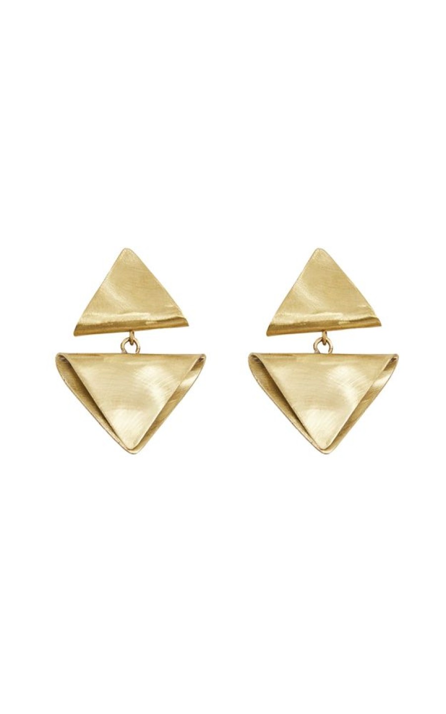 Acessorios Lenny Niemeyer | Brinco Modulo Triangulo Ouro