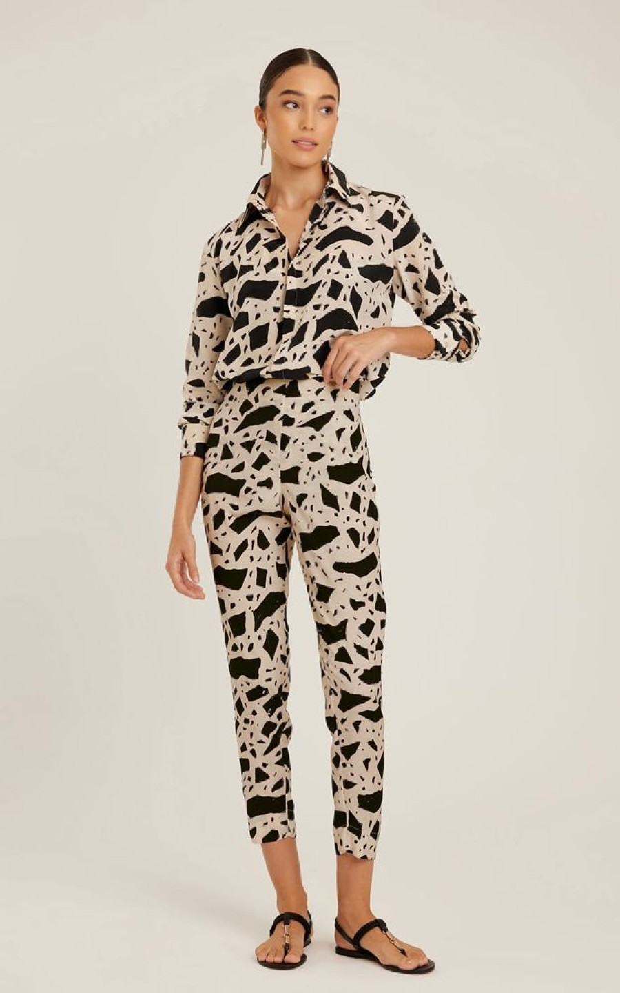 Roupas Lenny Niemeyer | Calca Alta Seda Elos