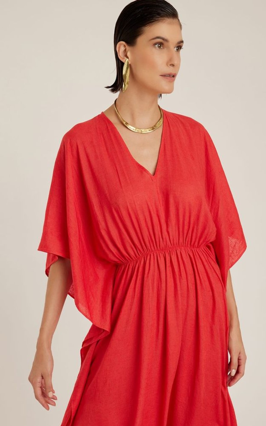 Roupas Lenny Niemeyer | Kaftan Franzido Melancia
