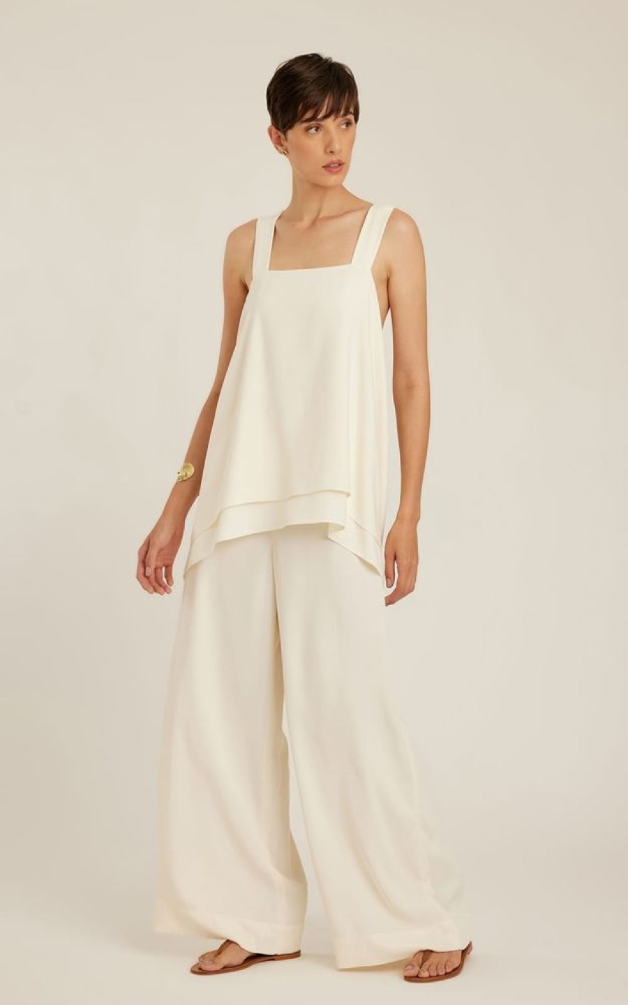 Roupas Lenny Niemeyer | Calca Pantalona Off White
