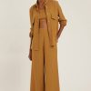 Roupas Lenny Niemeyer | Calca Pesponto Contrastante Ambar