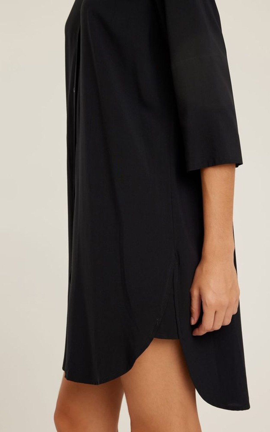 Biowear Lenny Niemeyer | Chemisier Basico Fraldado Preto