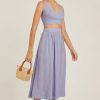 Roupas Lenny Niemeyer | Saia Com Franzido Hortensia