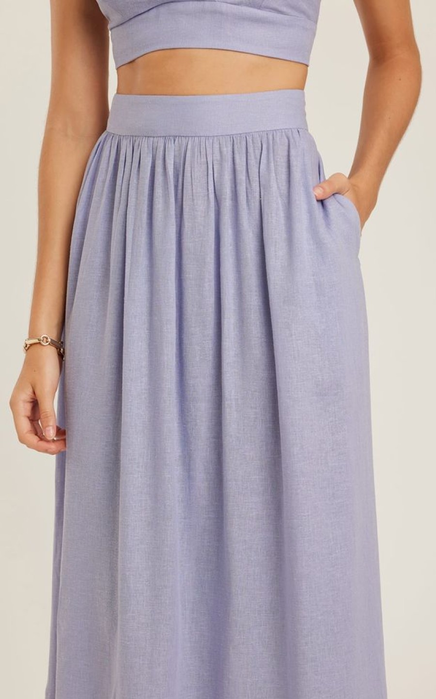 Roupas Lenny Niemeyer | Saia Com Franzido Hortensia