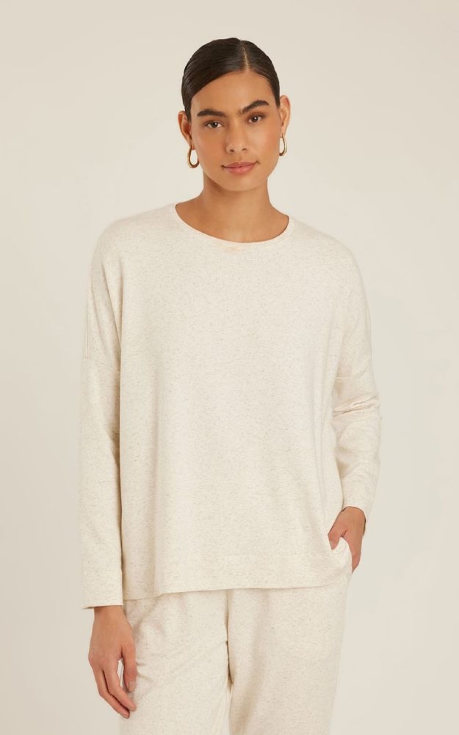 Biowear Lenny Niemeyer | Blusa Moletinho Linho Natural