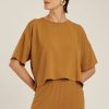 Roupas Lenny Niemeyer | Blusa Moletinho Quadrada Ambar