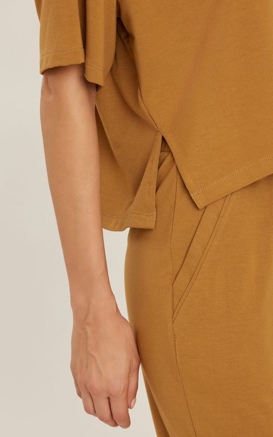 Roupas Lenny Niemeyer | Blusa Moletinho Quadrada Ambar