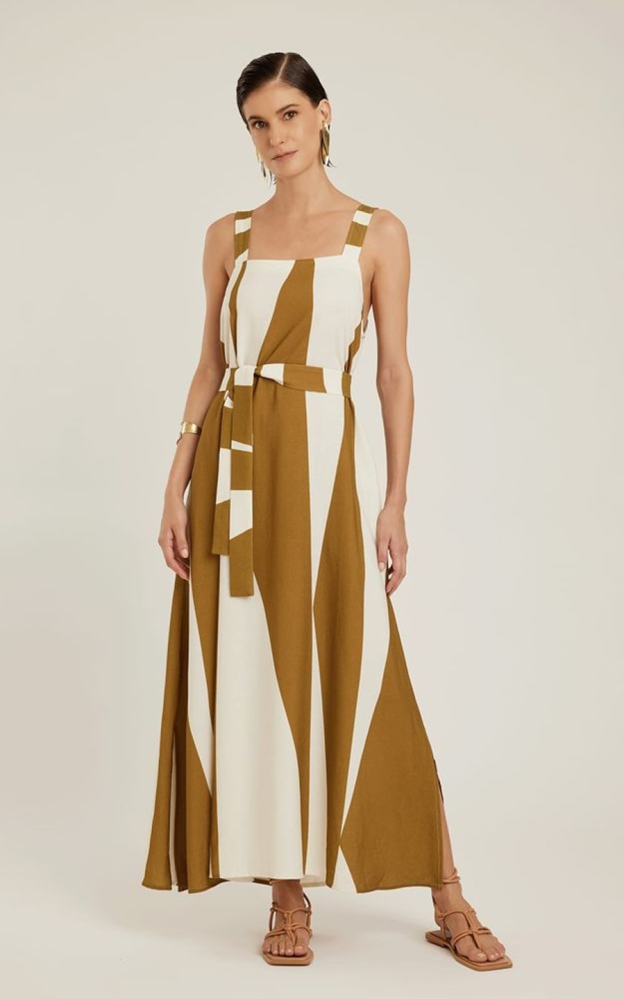 Roupas Lenny Niemeyer | Vestido Alca Decote Reto Lygia