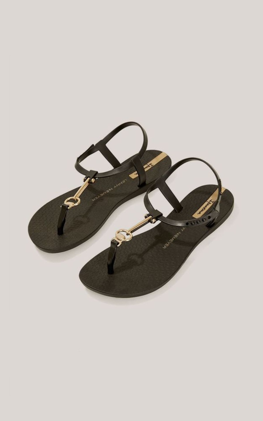 Acessorios Lenny Niemeyer | Sandalia Bridao Elo Preto