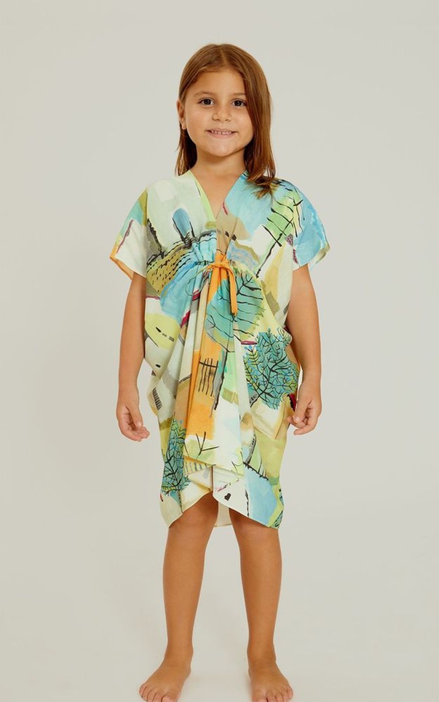 Roupas Lenny Niemeyer | Vestido Franzido Infantil Caraiva