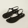 Acessorios Lenny Niemeyer | Sandalia Bridao Argola Preto