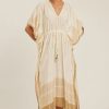 Roupas Lenny Niemeyer | Kaftan Franzido Ikat Areia