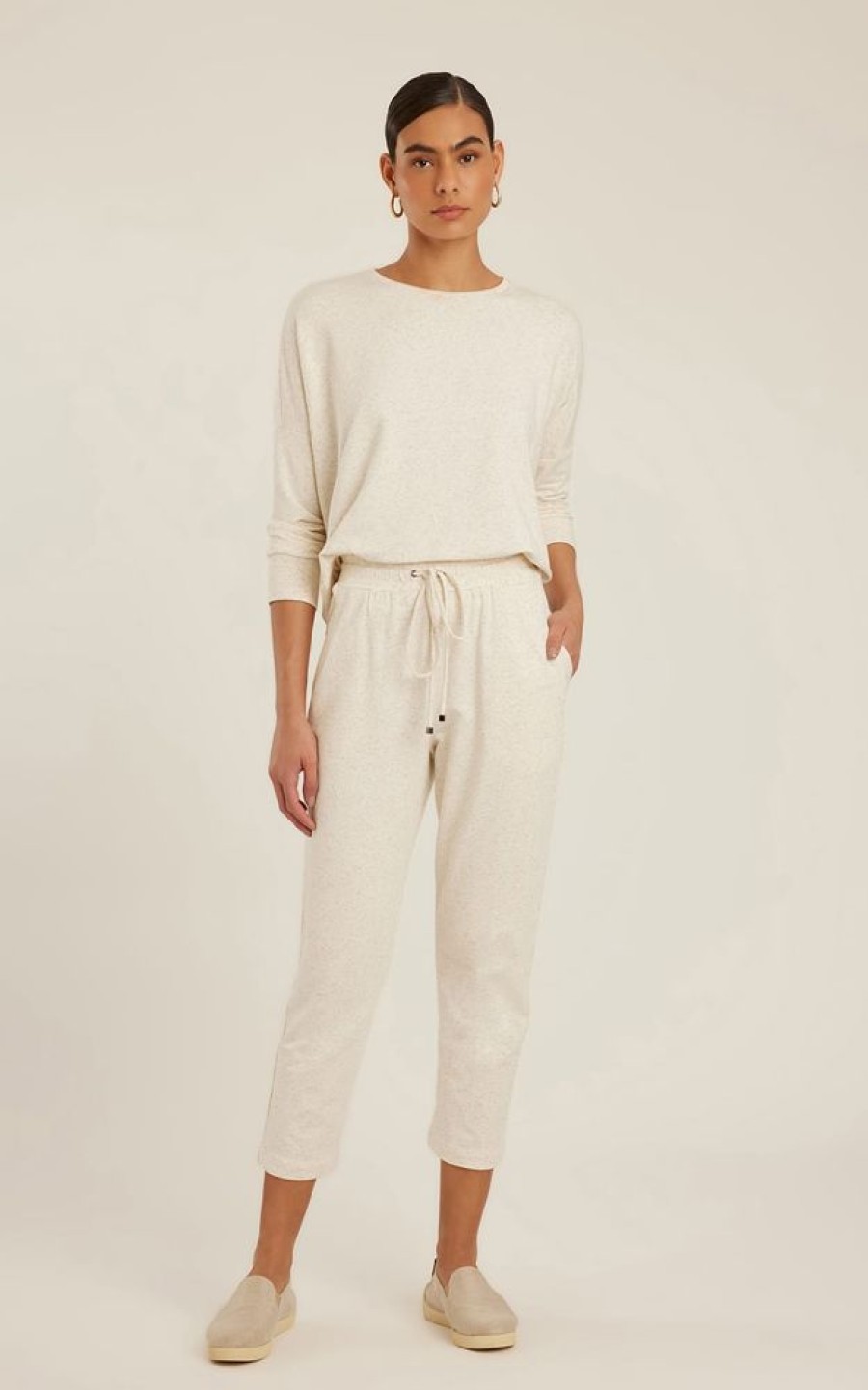 Biowear Lenny Niemeyer | Calca Moletinho Linho Natural