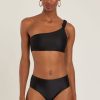Biquinis Lenny Niemeyer | Sutia Ombro Macrame Preto E Calca Alta Basica Preto
