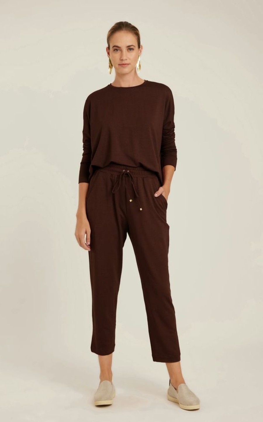 Roupas Lenny Niemeyer | Calca Moletinho Cafe