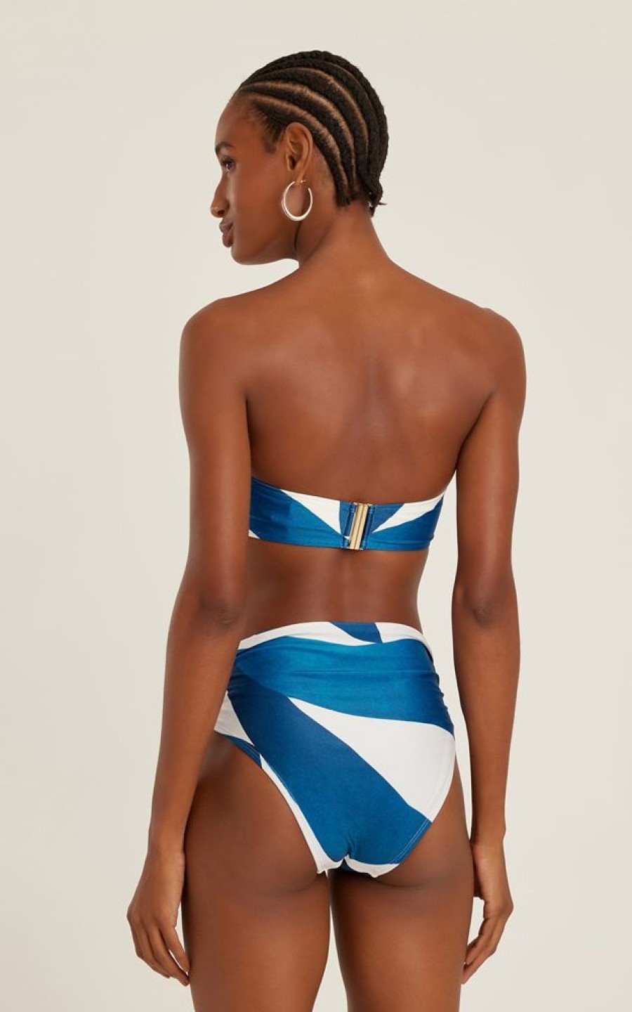 Biquinis Lenny Niemeyer | Sutia Bandeau Rita Burle E Calca Cos Burle