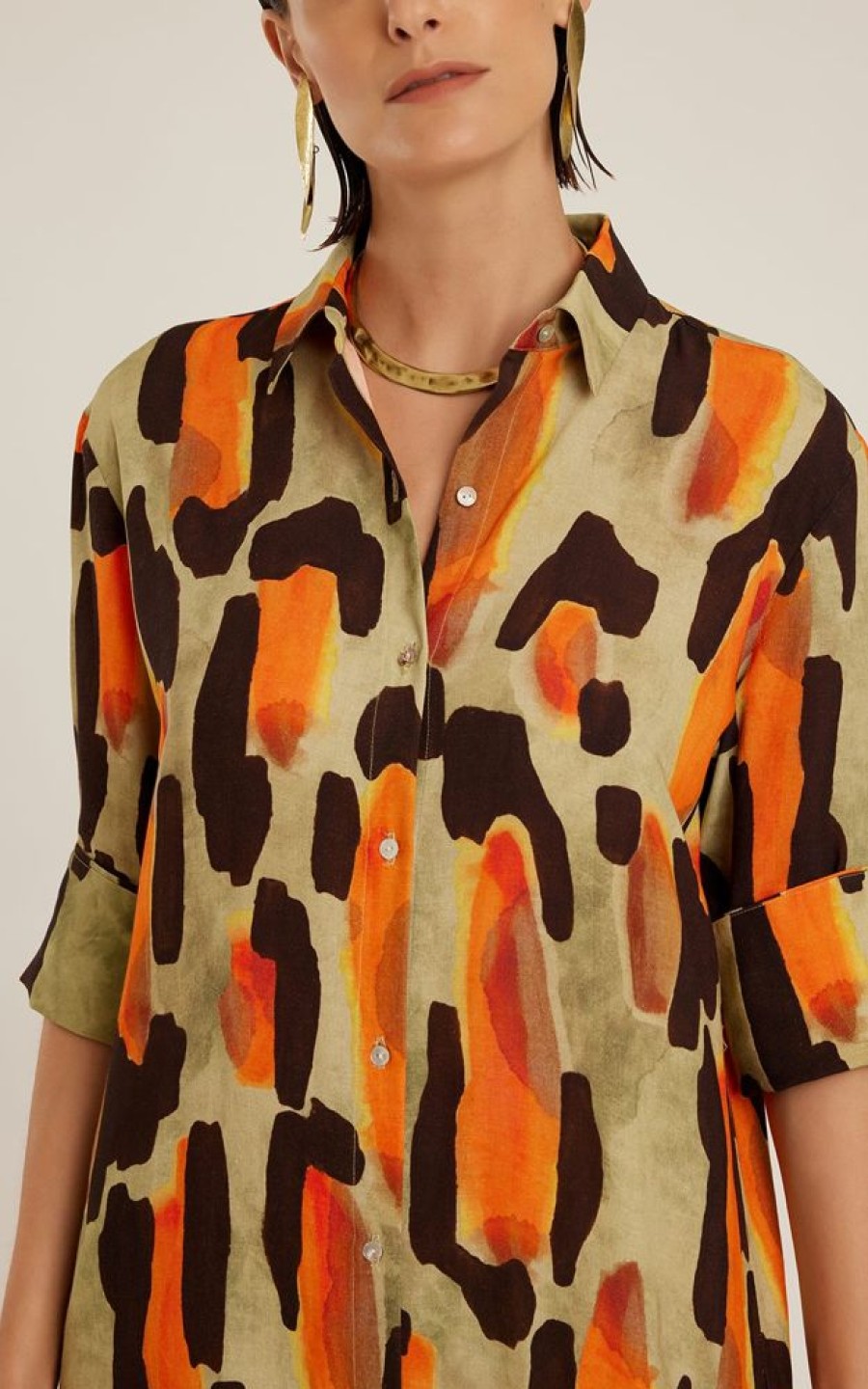 Roupas Lenny Niemeyer | Chemisier Basico Caju