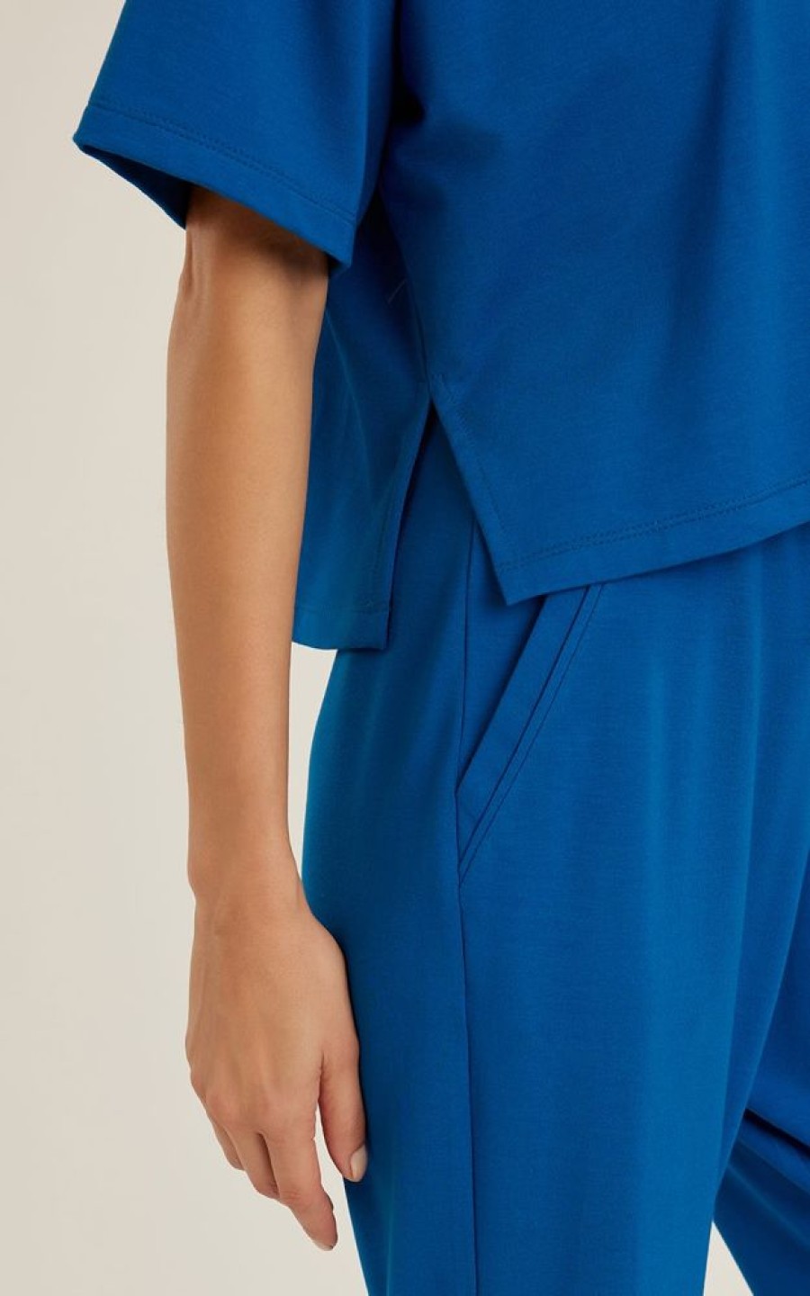 Roupas Lenny Niemeyer | Blusa Moletinho Quadrada Safira