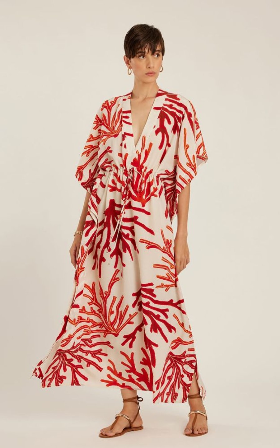 Roupas Lenny Niemeyer | Kaftan Decote Transpassado Noronha