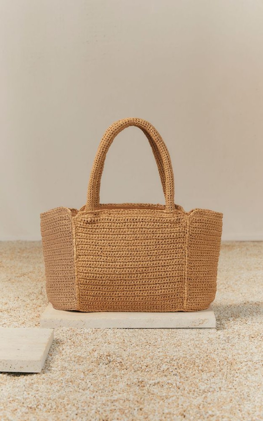 Acessorios Lenny Niemeyer | Bolsa Media Rafia Natural