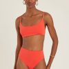 Biquinis Lenny Niemeyer | Sutia Camiseta Corrente Bio Melancia E Calca Alta Cava Bio Melancia