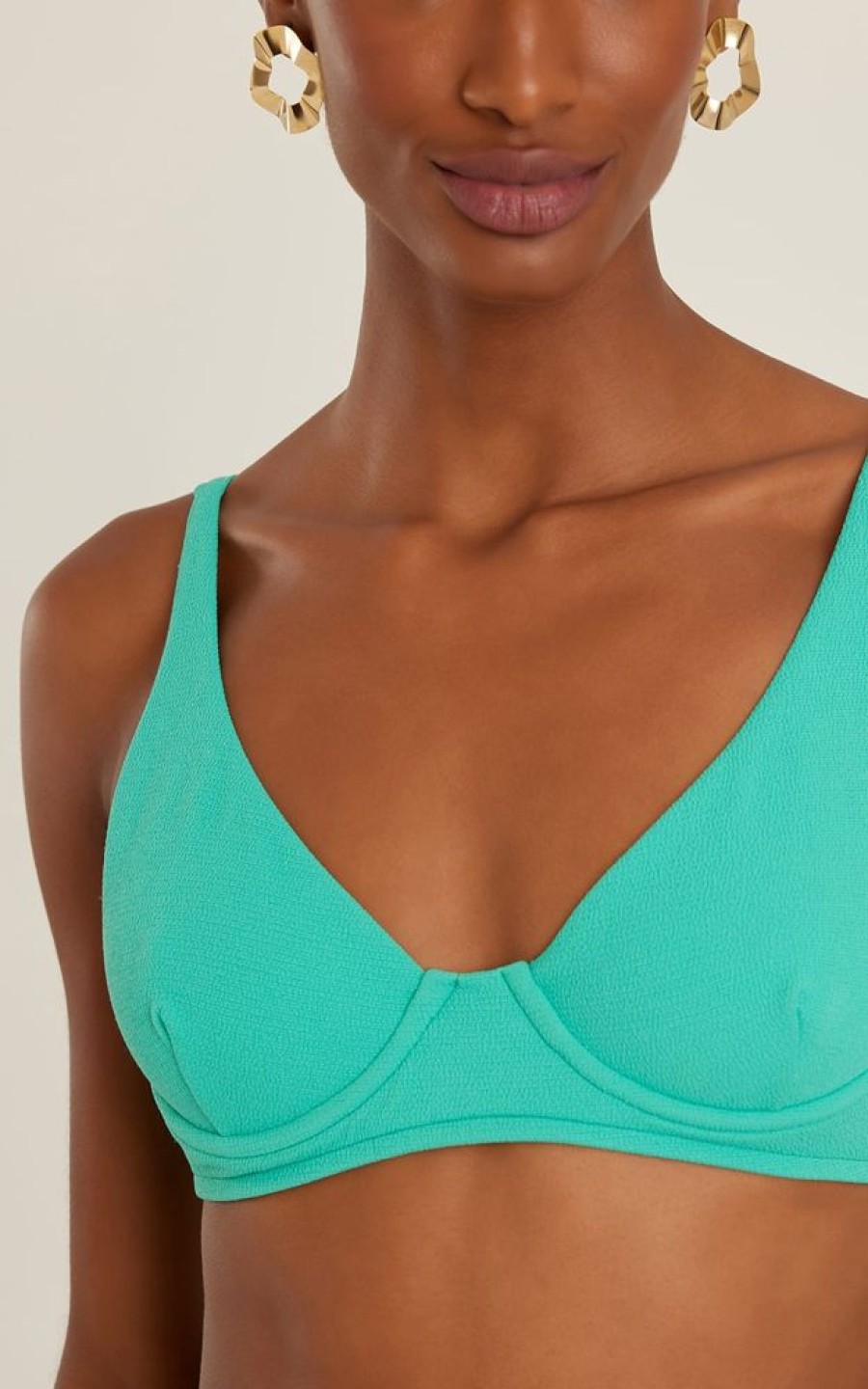 Biquinis Lenny Niemeyer | Sutia Meia Taca Alongado Atlantis E Calca Athletic Midi Atlantis