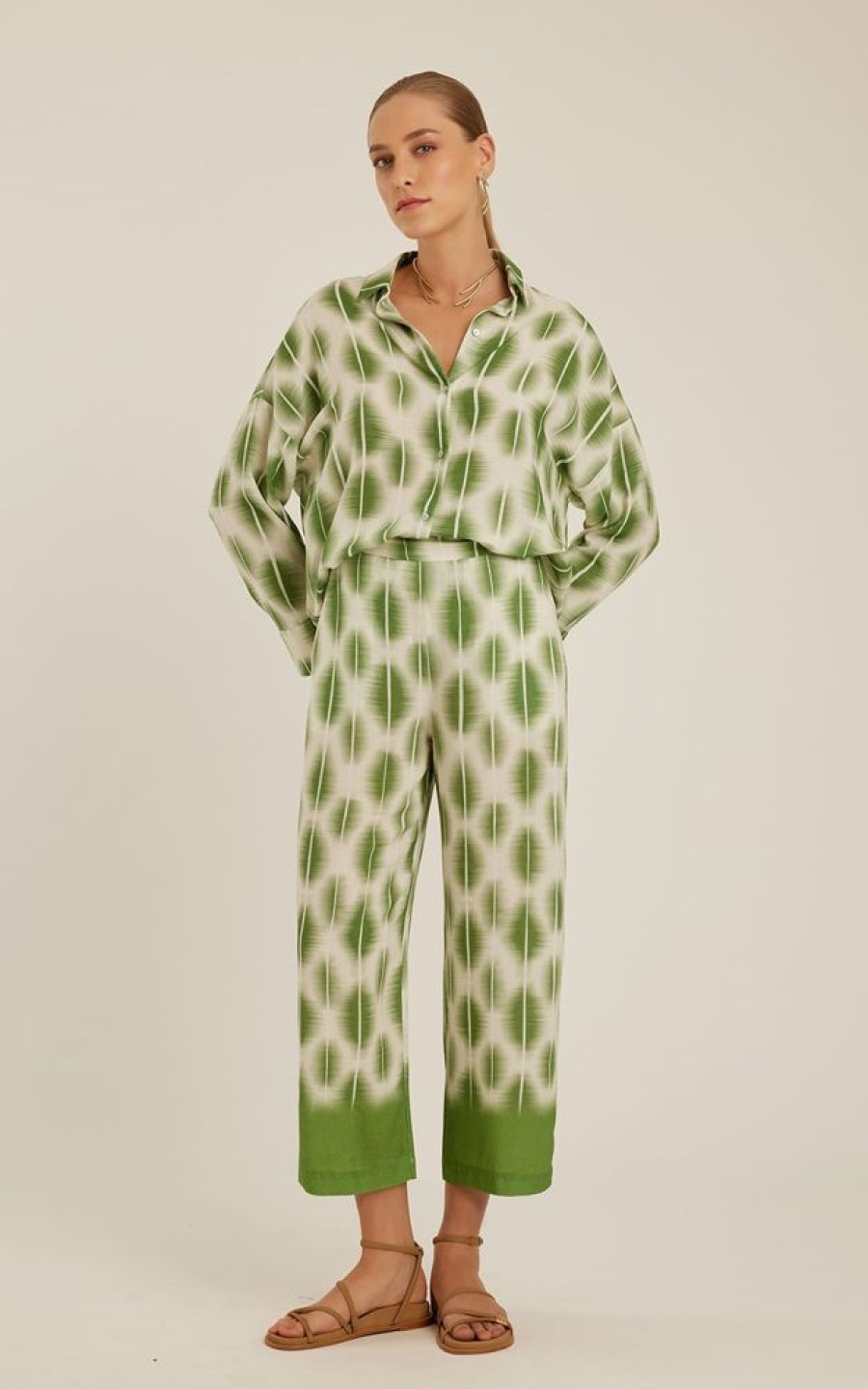 Roupas Lenny Niemeyer | Calca Cropped Cos Elastico Jacarta