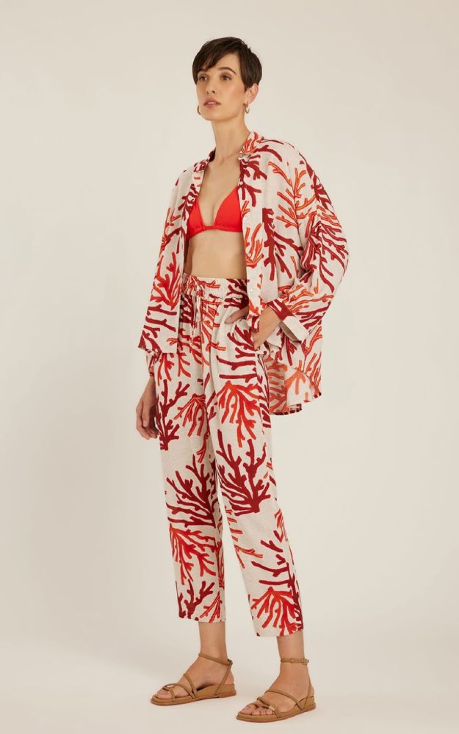 Roupas Lenny Niemeyer | Calca Cos Elastico Noronha