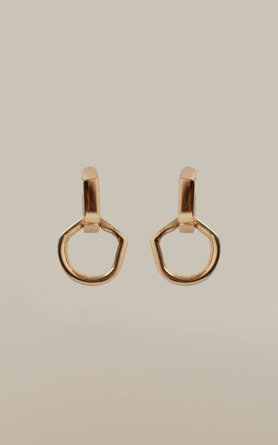 Acessorios Lenny Niemeyer | Argola Engrenagem Ouro Light