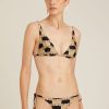Biquinis Lenny Niemeyer | Top Triangulo Fixo Longo Recycled Burity E Calca Laco Alongado Recycled Burity