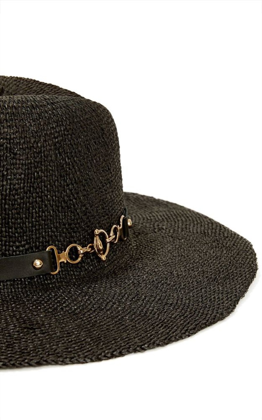 Acessorios Lenny Niemeyer | Chapeu Tecido Bridao Preto