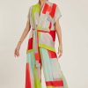 Roupas Lenny Niemeyer | Calca Reta Seda Canvas