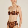 Biquinis Lenny Niemeyer | Top Taca Balconette Recycled Melted E Calca Alta Cava Recycled Melted