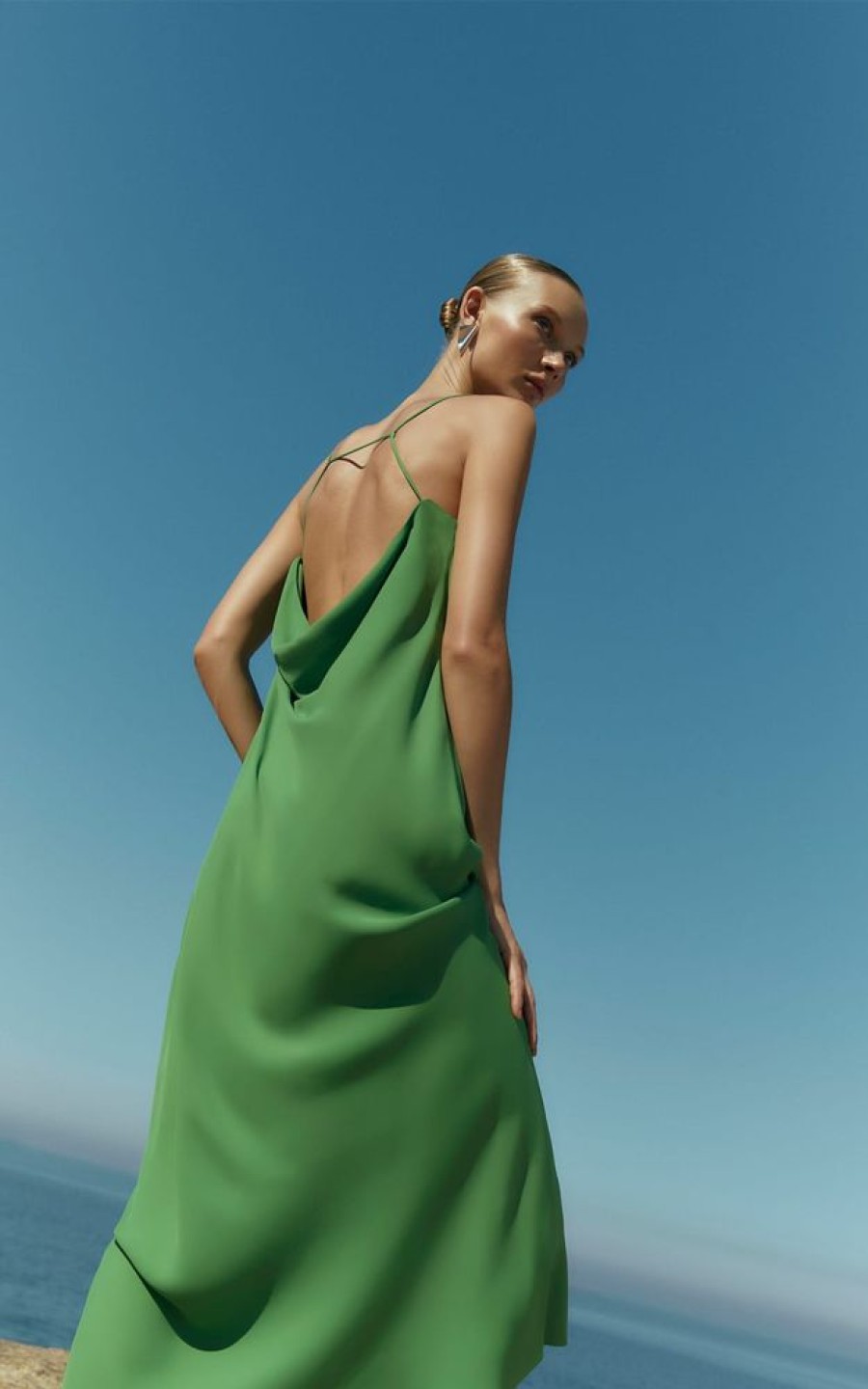 Roupas Lenny Niemeyer | Vestido Decote Degage Matcha