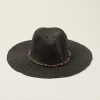 Acessorios Lenny Niemeyer | Chapeu Detalhe Metal Preto