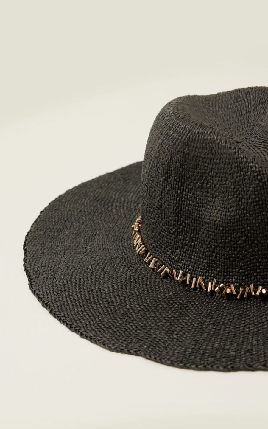 Acessorios Lenny Niemeyer | Chapeu Detalhe Metal Preto