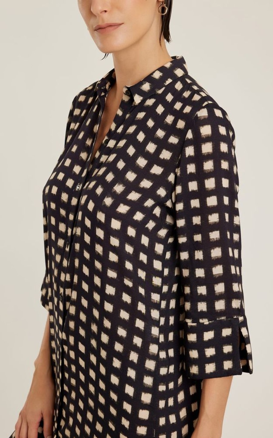 Roupas Lenny Niemeyer | Chemisier Fenda Lateral Vichy
