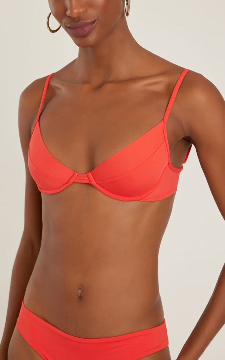 Biquinis Lenny Niemeyer | Sutia Meia Taca Classico Bio Melancia E Calca Athletic Midi Bio Melancia