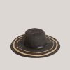 Acessorios Lenny Niemeyer | Chapeu Listra Palha Preto