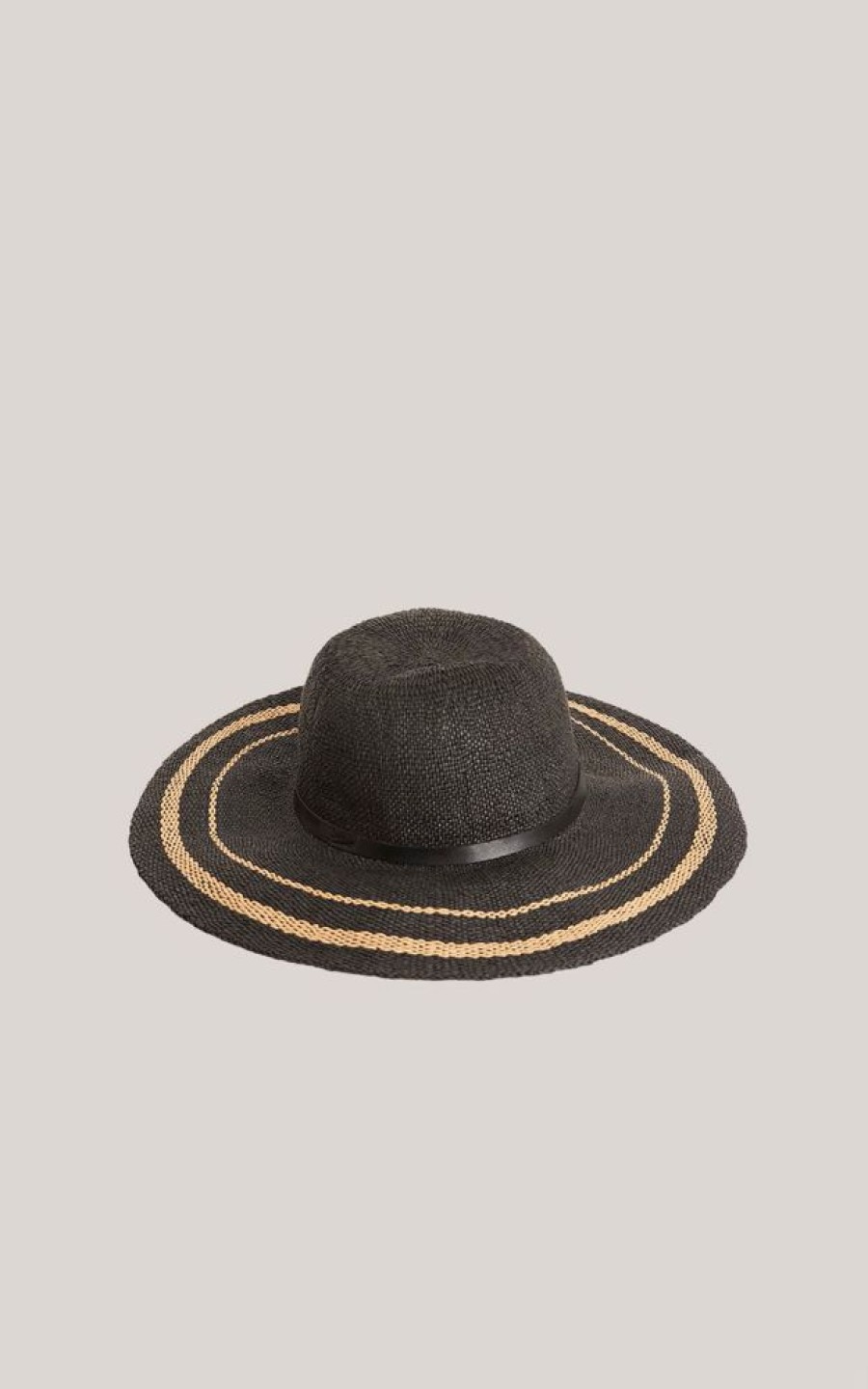Acessorios Lenny Niemeyer | Chapeu Listra Palha Preto