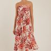Roupas Lenny Niemeyer | Vestido Decote Reto Franzido Noronha