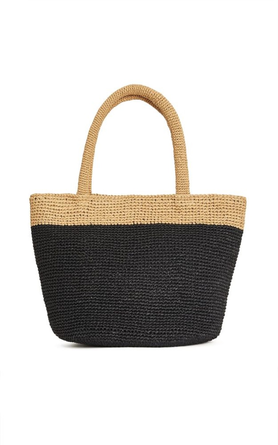 Acessorios Lenny Niemeyer | Bolsa Rafia Duo Color Preto
