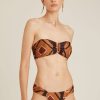 Biquinis Lenny Niemeyer | Top Bandeau Rita Recycled Melted E Calca Drapeada Recycled Melted