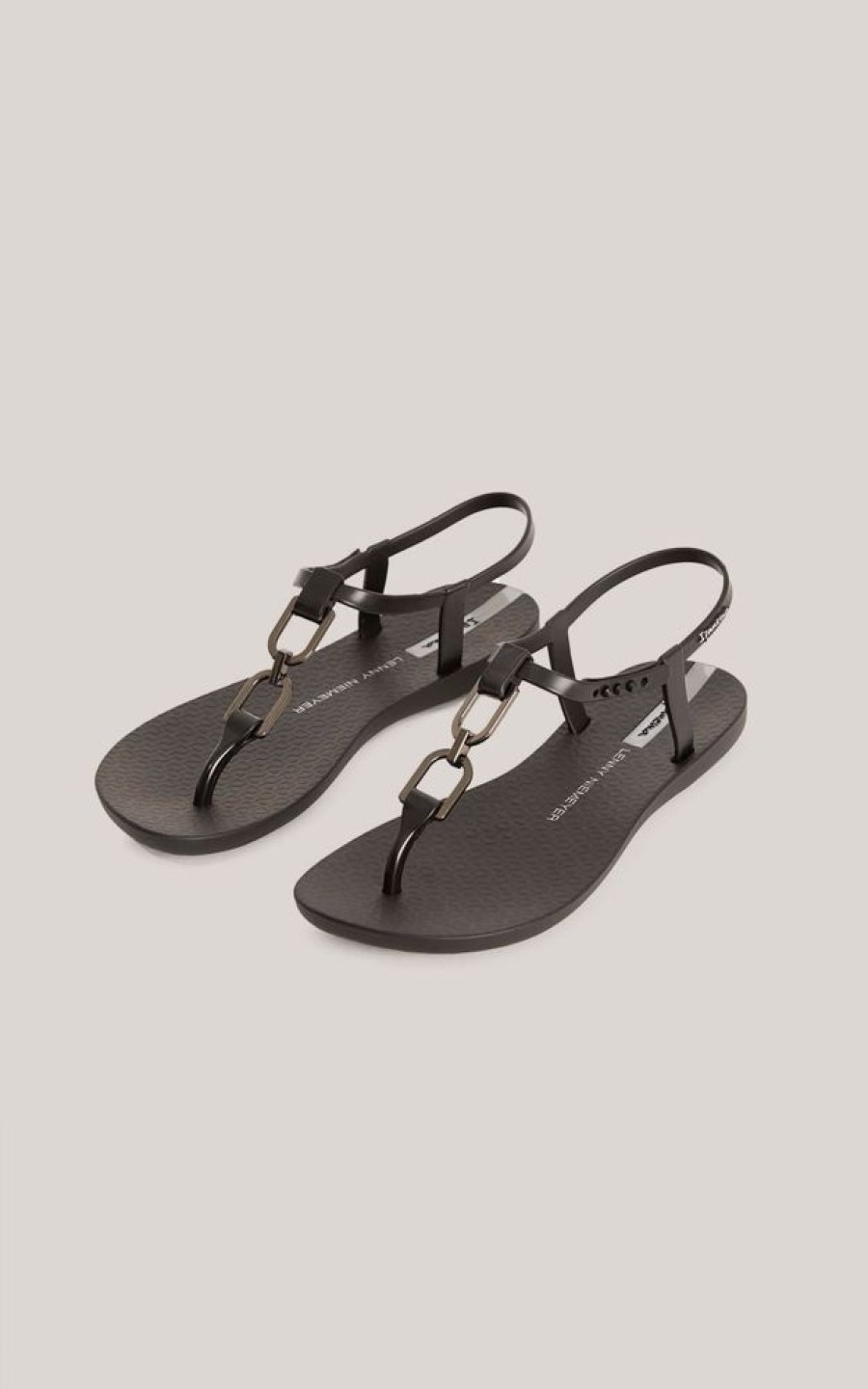 Acessorios Lenny Niemeyer | Sandalia Elo Dobra Preto