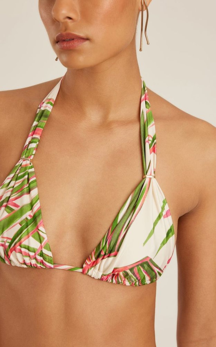 Biquinis Lenny Niemeyer | Sutia Lenco Recycled Foliage E Calca Tubos Recycled Foliage