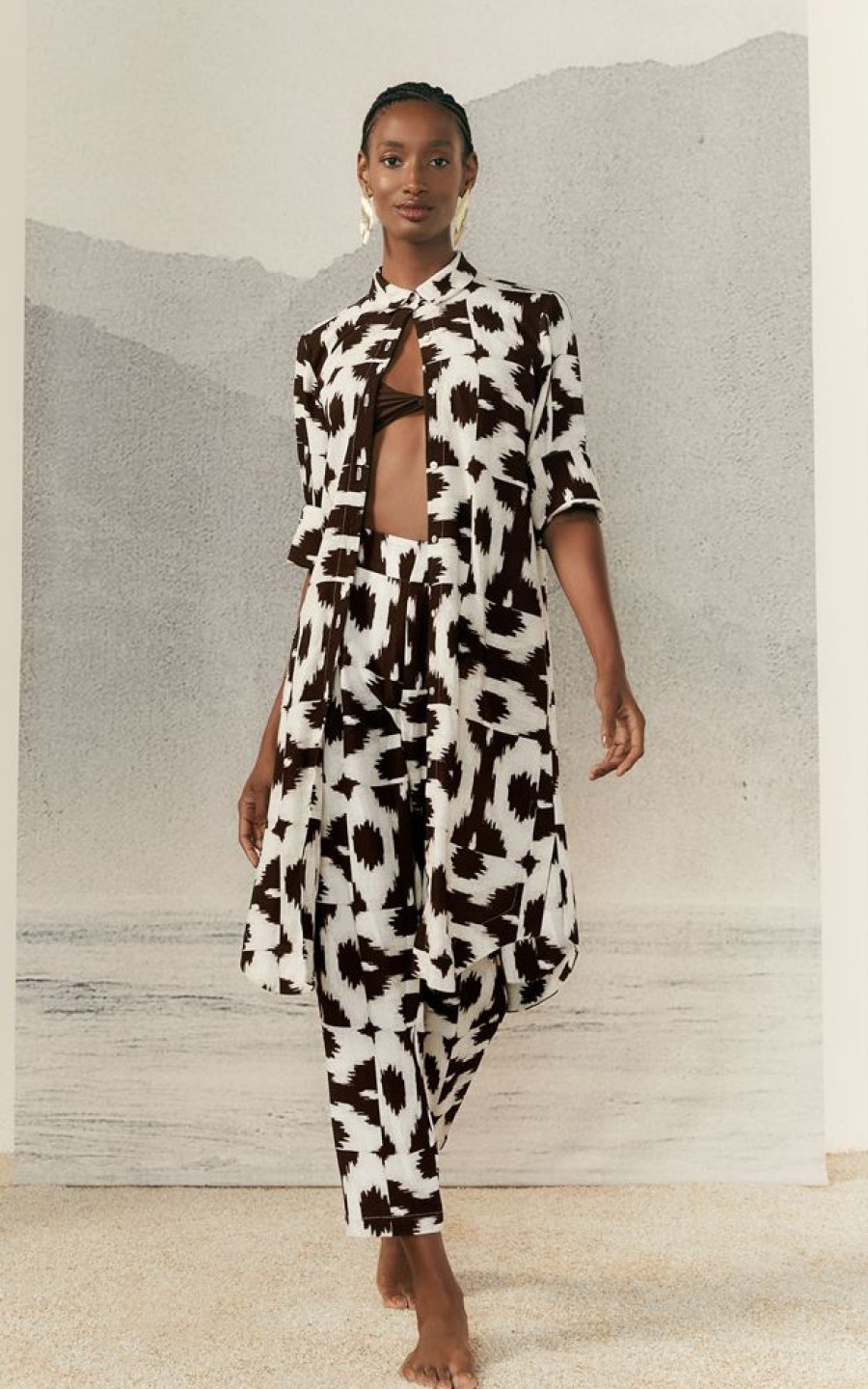 Roupas Lenny Niemeyer | Calca Alfaiataria Cos Largo Puglia