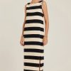 Roupas Lenny Niemeyer | Vestido Amarracao Stripes Listra P/B