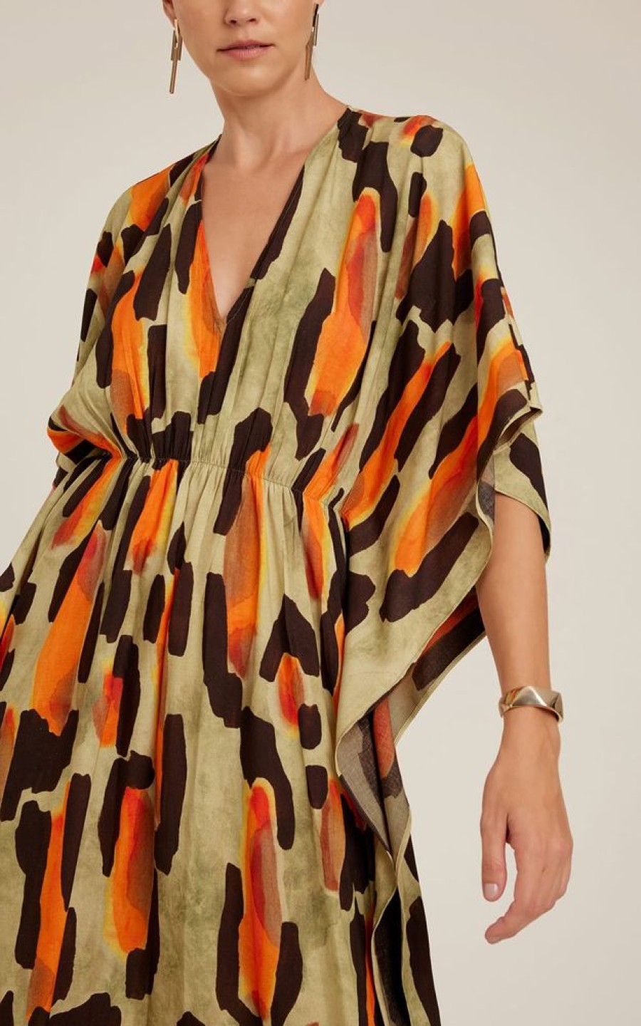 Roupas Lenny Niemeyer | Kaftan Franzido Caju